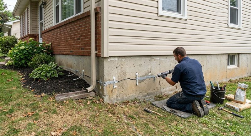 Cracked Foundation Repair in Ellenton, FL
