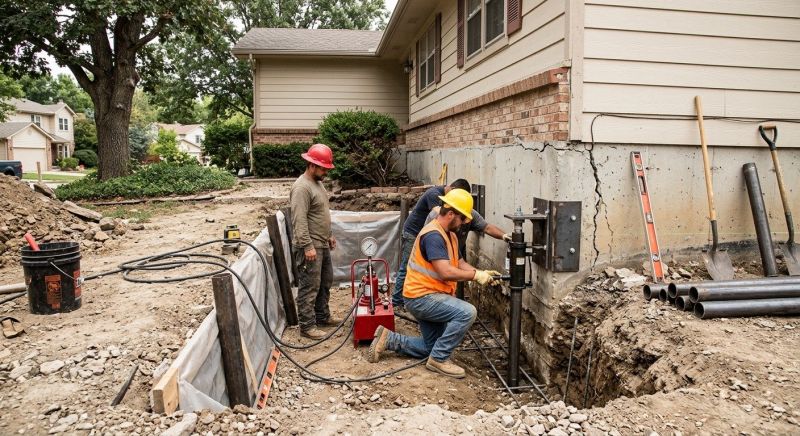 Cracked Foundation Repair in Lutz, FL