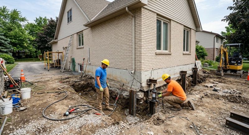 Helical Piers Installation in Apollo Beach, FL