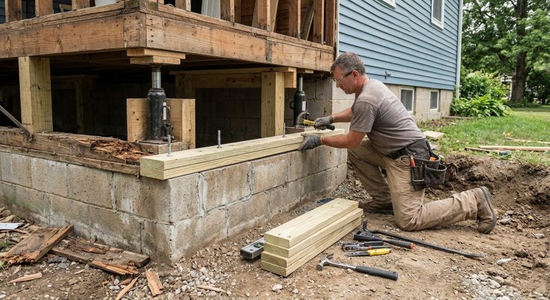 House Foundation Repair in Wimauma, FL