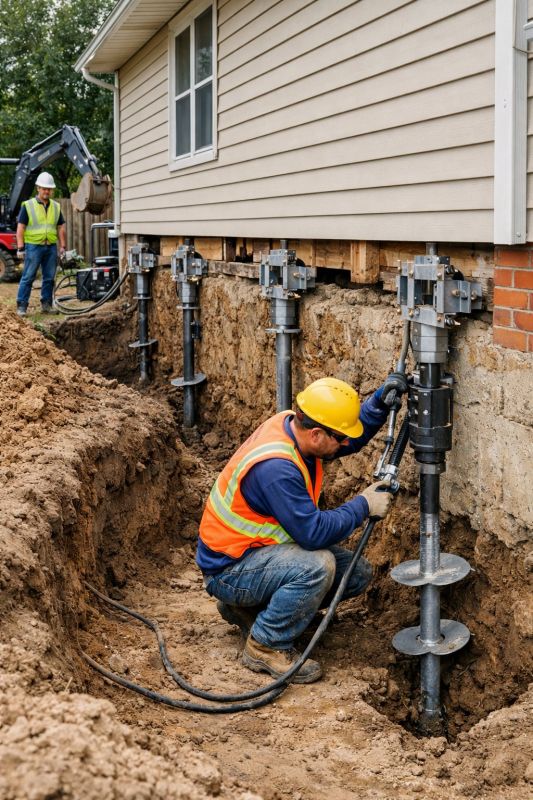 Sinking Foundation Lifting in Apollo Beach, FL