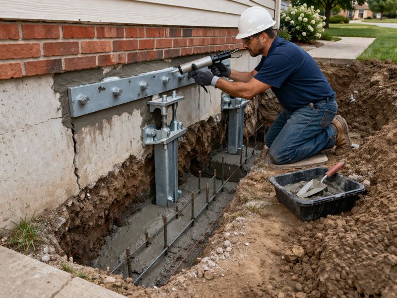 Sinking Foundation Repair in Hillsborough County, FL