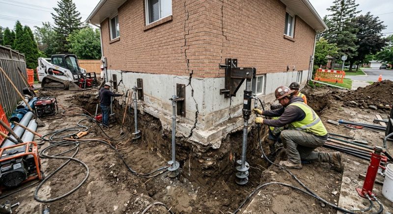 Sinking Foundation Repair in Safety Harbor, FL