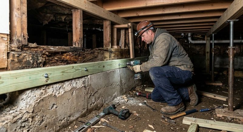 Sinking Foundation Repair in Wimauma, FL