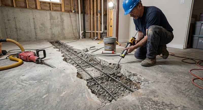 Slab Foundation Repair in Apollo Beach, FL